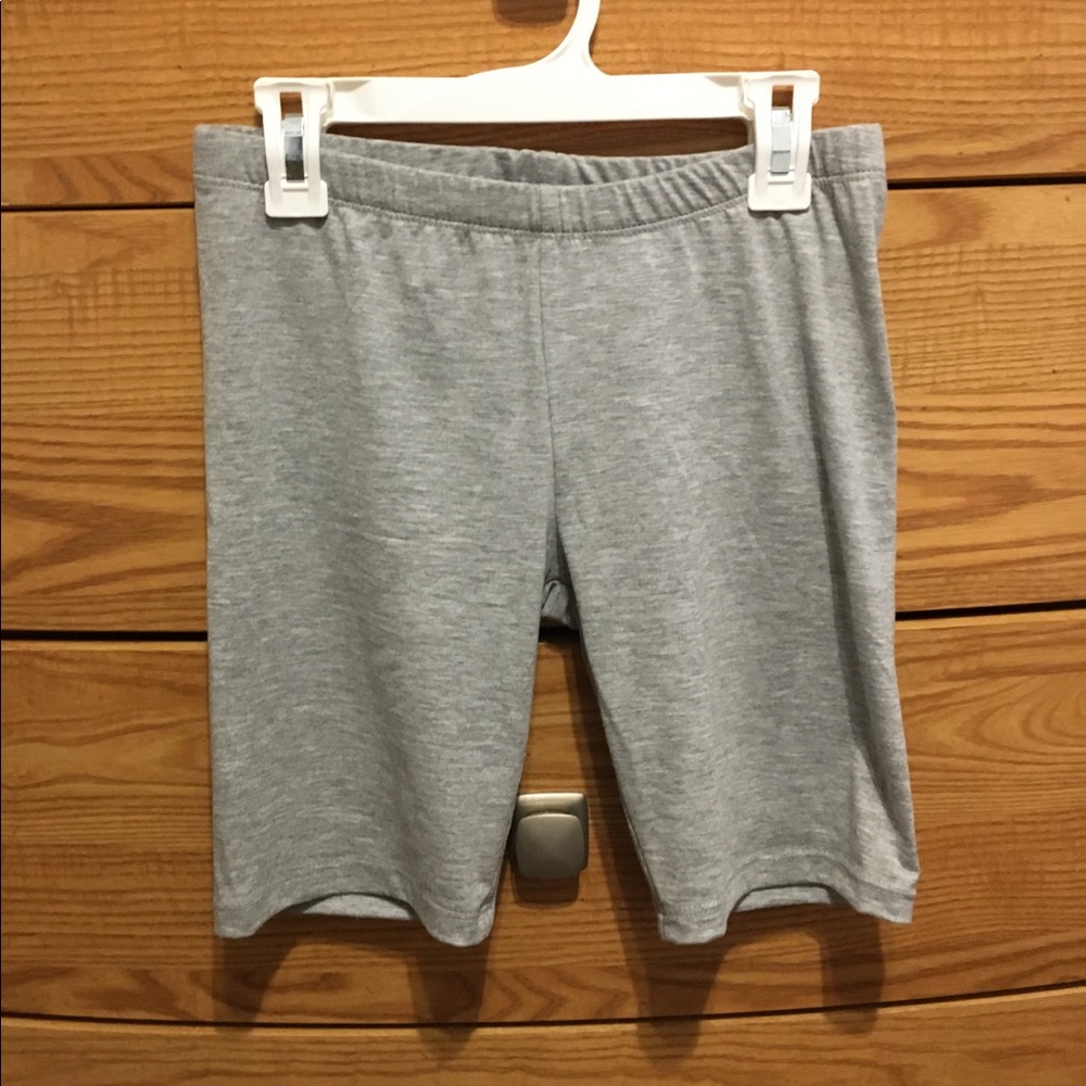 NWOT Gray Biker Shorts